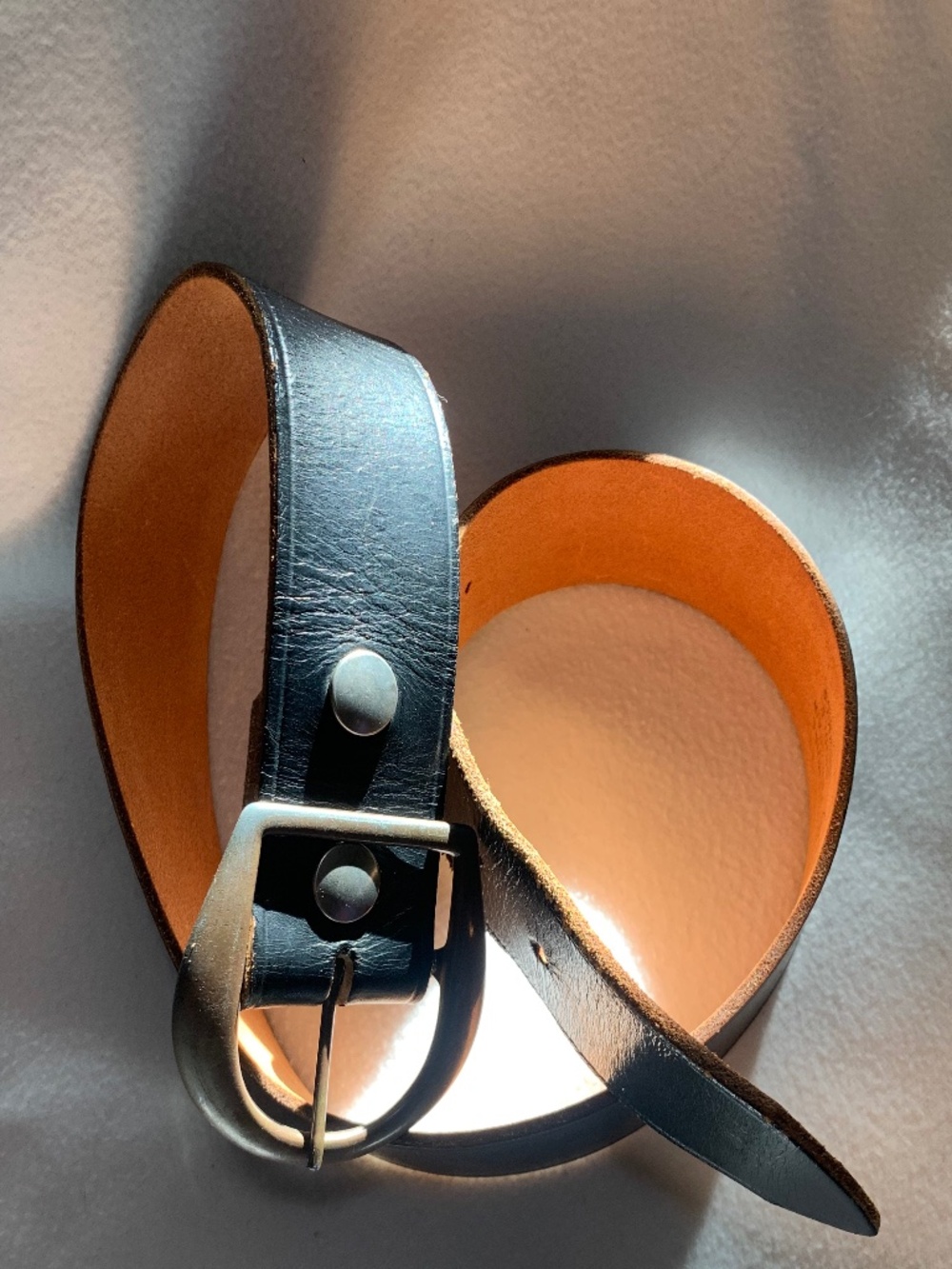Jay-Pee Vintage Chunky Buckle Leather Belt